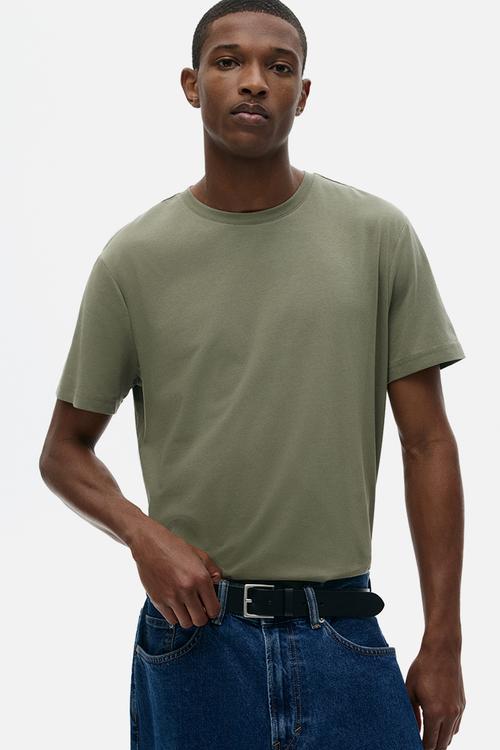 Slim fit t-shirt - khaki green