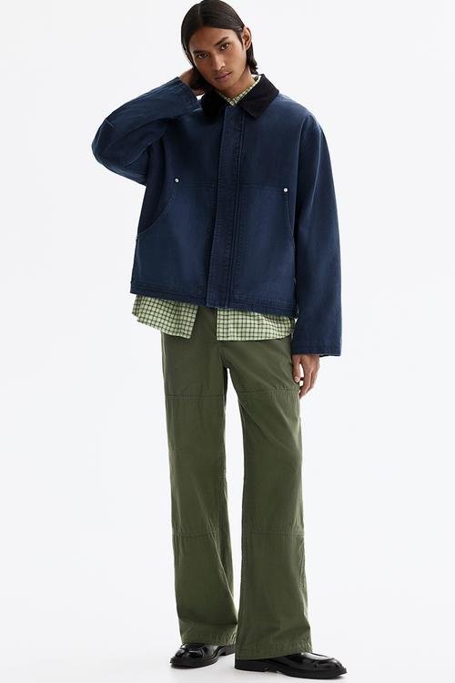 Short workwear jacket - dark blue