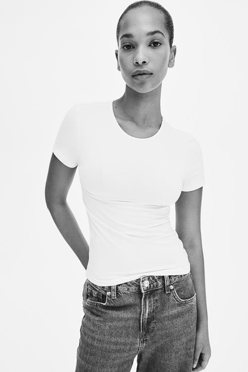 Fitted t-shirt - white