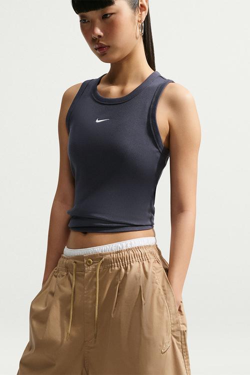 W Nsw Rib Tight Tank - Gridiron