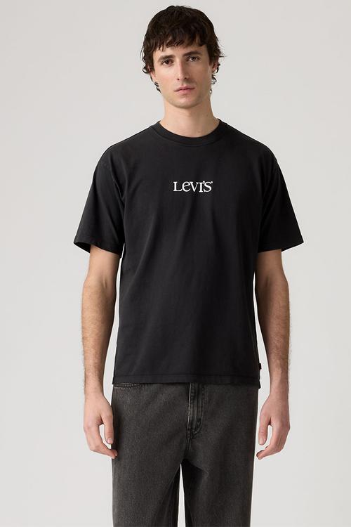 Vintage Fit Graphic Tee - Ssnl Logo - Jet Black