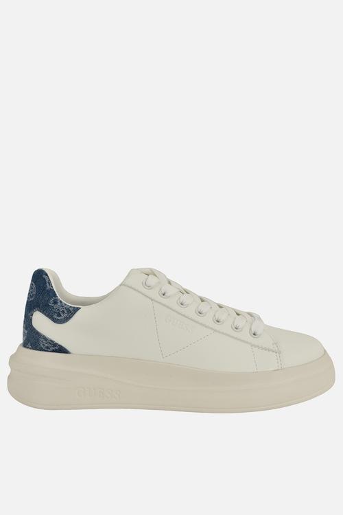 Elbina14 Sneaker - White/blue denim