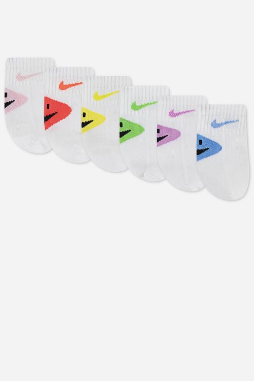 Nhn Infant 6Pk Nike Smiley Ank - multi