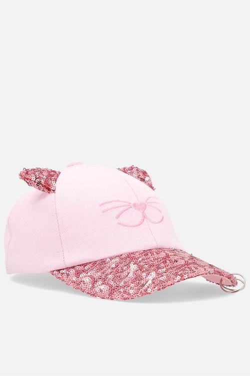 Animal ear cap - pink