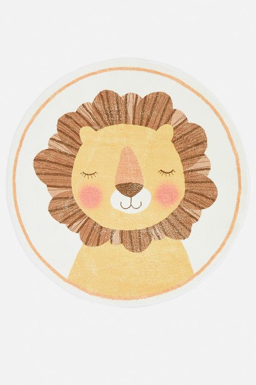 Lion graphic rug - multi