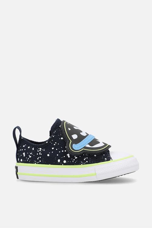 Chuck taylor all star one strap easy - on planets - obsidian/neon mantis/white