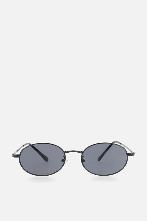 Black frame glasses - black