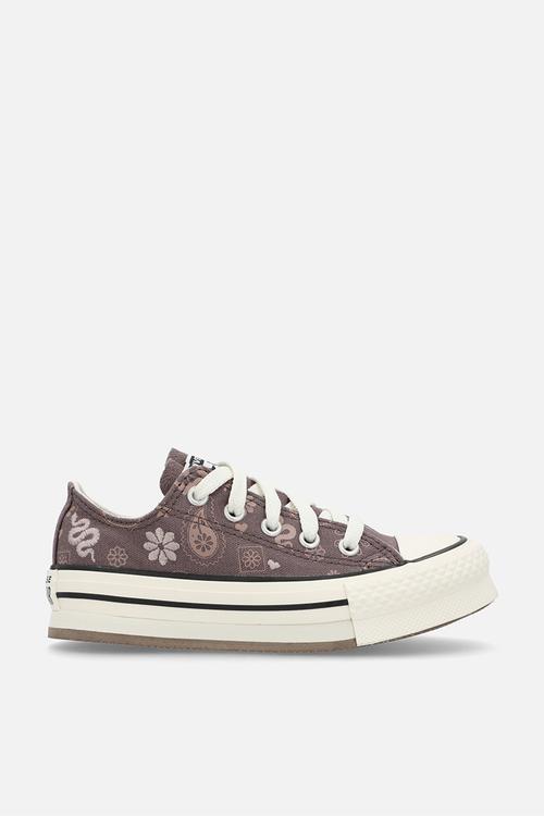 Chuck taylor all star eva lift - pot hole plum/bite the dust/egret