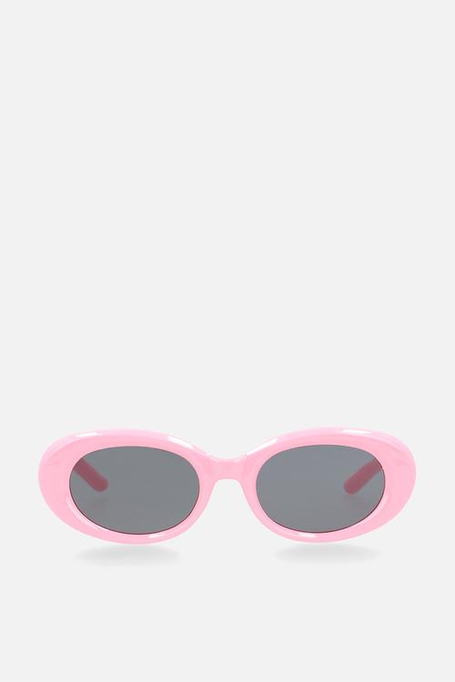 Thick-framed glasses - pink