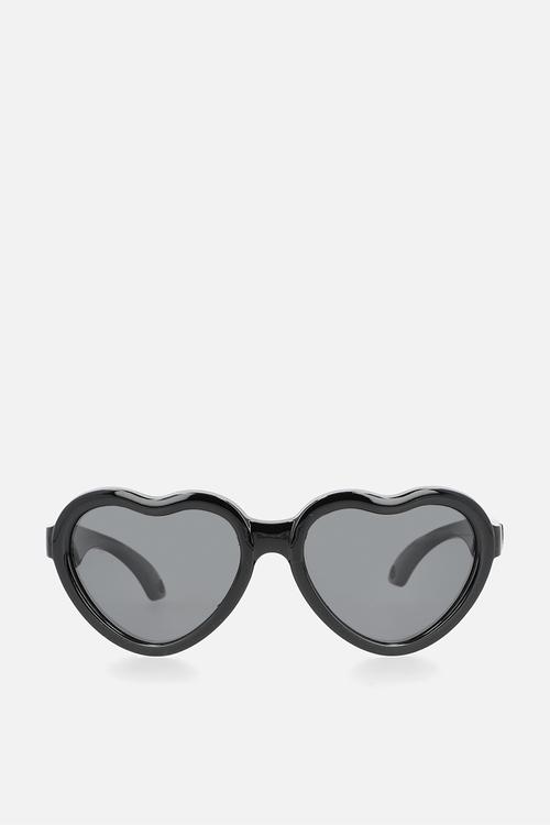 Heart-shaped sunnies - black