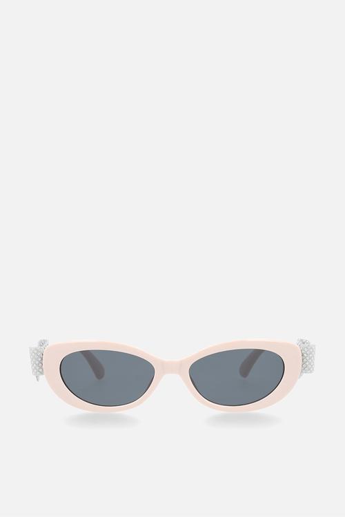 Cat-eye sunnies with bows - pink