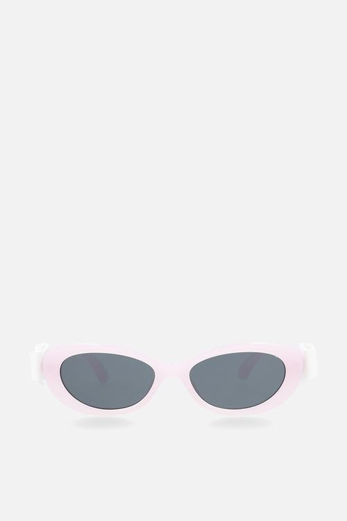 Cat-eye sunnies with bows - soft lilac