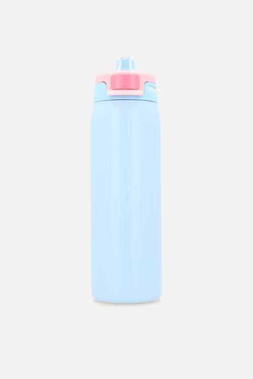 Carry handle water bottle - blue