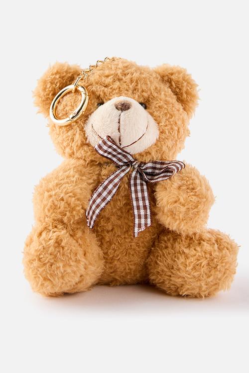 Brooklyn Bag Charm - Cinnamon Scroll/Teddy Bear