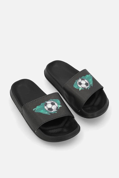 Football graphic slides - black