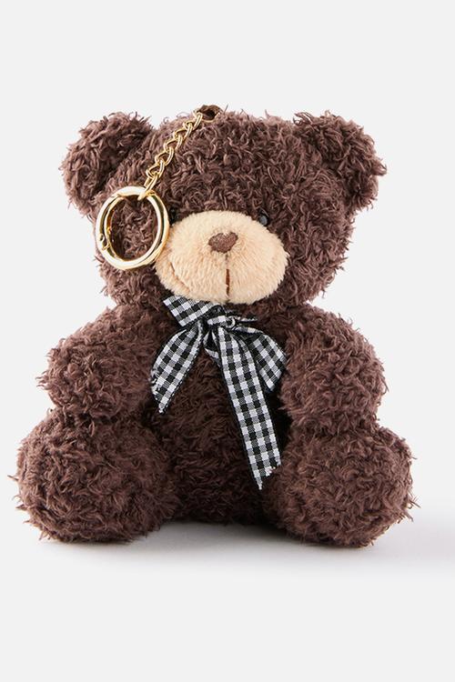 Brooklyn Bag Charm - Rocky Road/Teddy Bear