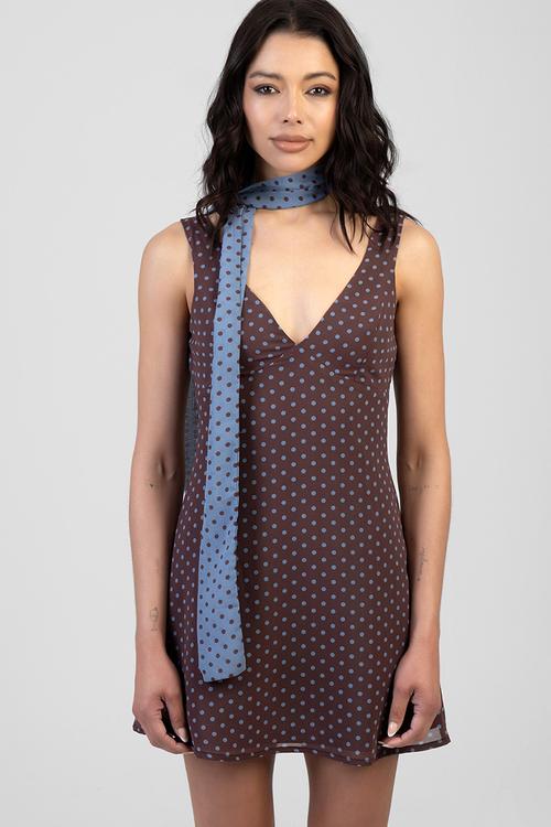 You'Re A Treasure Mini Dress - Brown