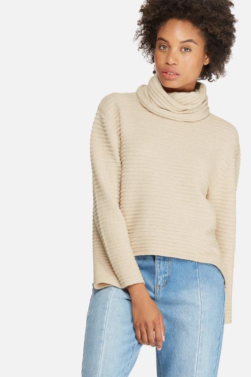 Texas roll neck sweater