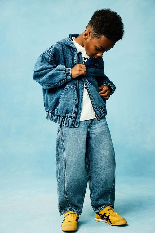 Unisex Super Barrel Leg Denim Jean -  Blue Haven Mid Blue