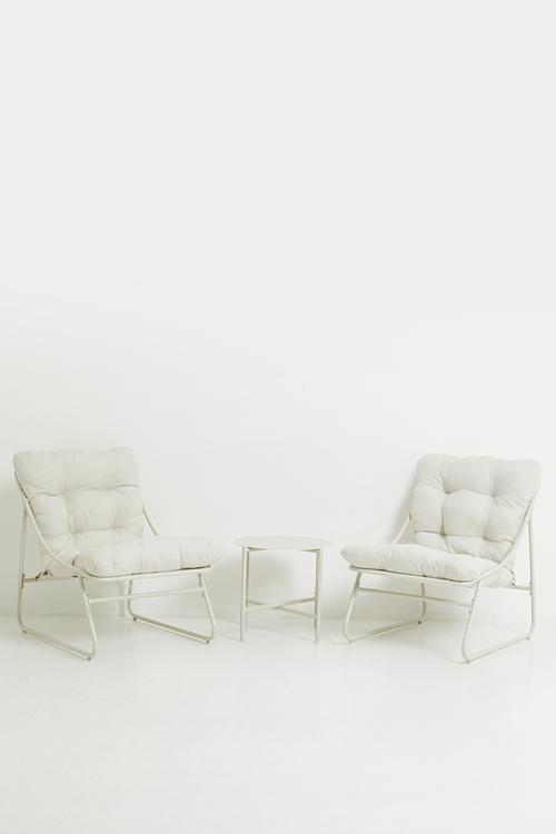 Willow Furniture Set of 3 - Cream