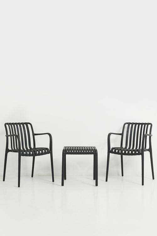 Garden Set Of 3 - Black