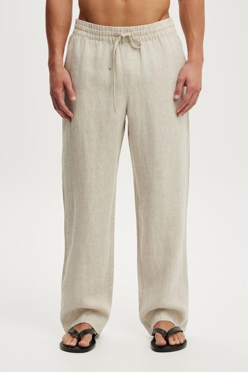 Baggy Linen Pant - Oatmeal