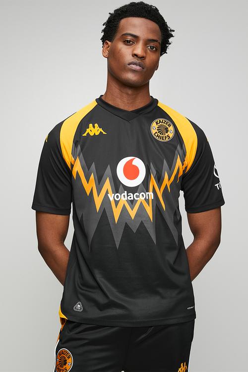 Kaizer Chiefs 26/27 Away Jersey KOMBAT   -Black /  MULTI