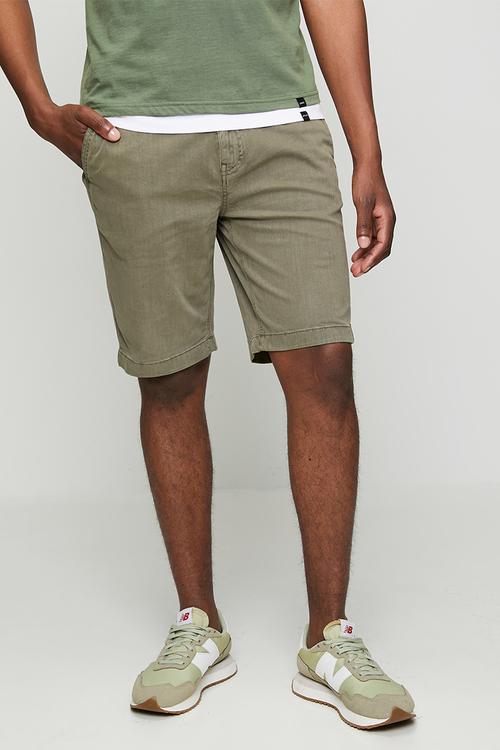 Utility Chino Short - Chive Green