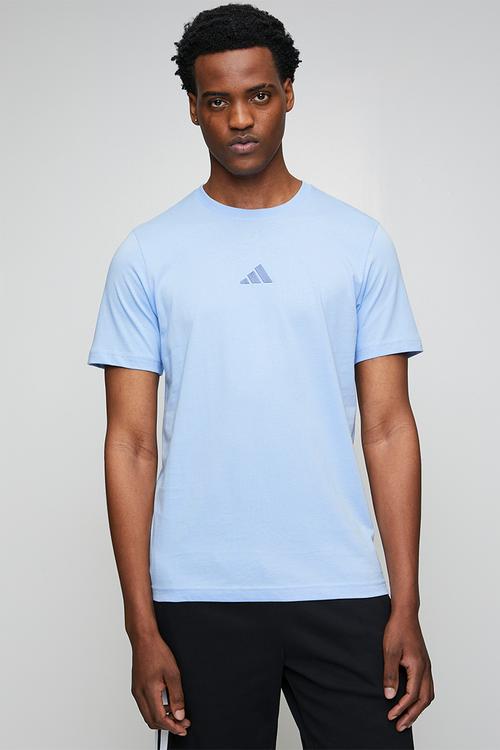 Small Logo SJ Tee  - Glow Blue/ tonal
