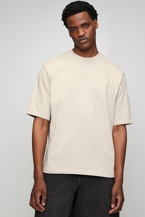 ONSMILLENIUM OVZ SHORT SLEEVE TEE - Neutral