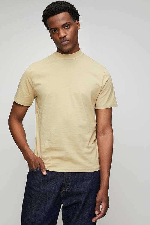 ONSOTIS LIFE REG MOCK NECK TEE - TWILL