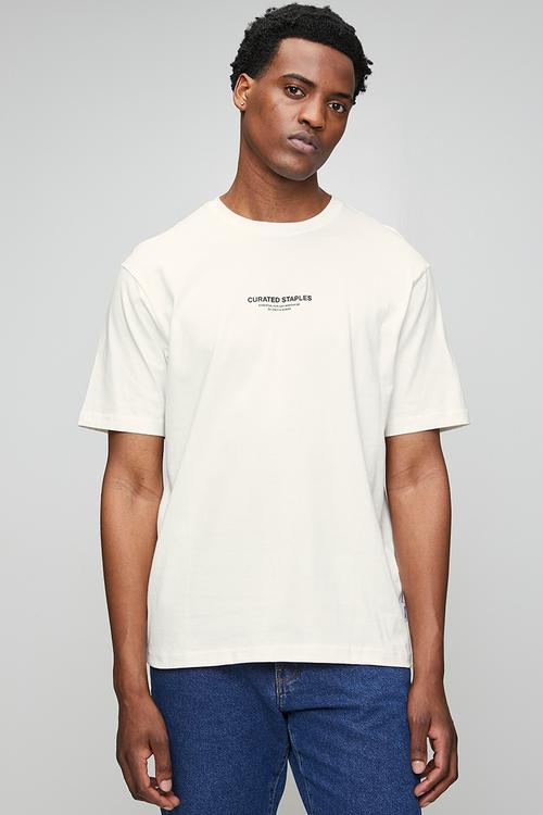 Onscurated RLX Print Short Sleeve Tee - Cloud Dancer