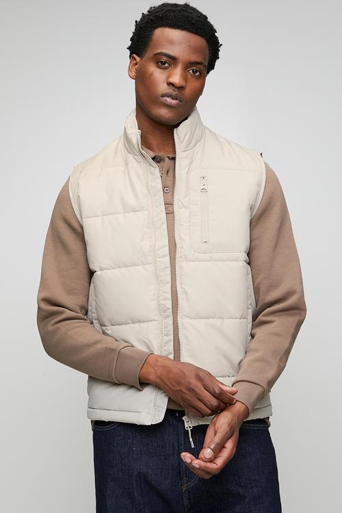ONSJAKE Quilted Vest Otw - Grey