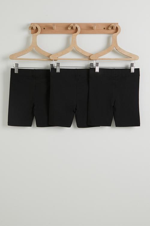3 Pack Hailey Bike Short - Black