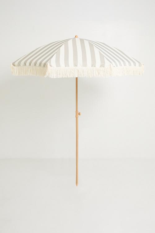 Coastline beach umbrella - Taupe