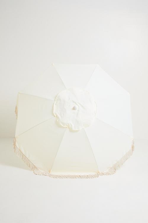 Beach Wood Umbrella - Cream