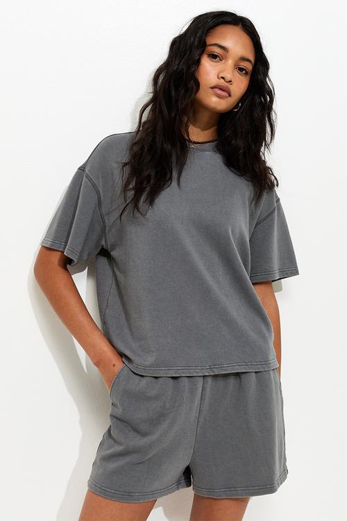 Vde sweat t-shirt - dark grey