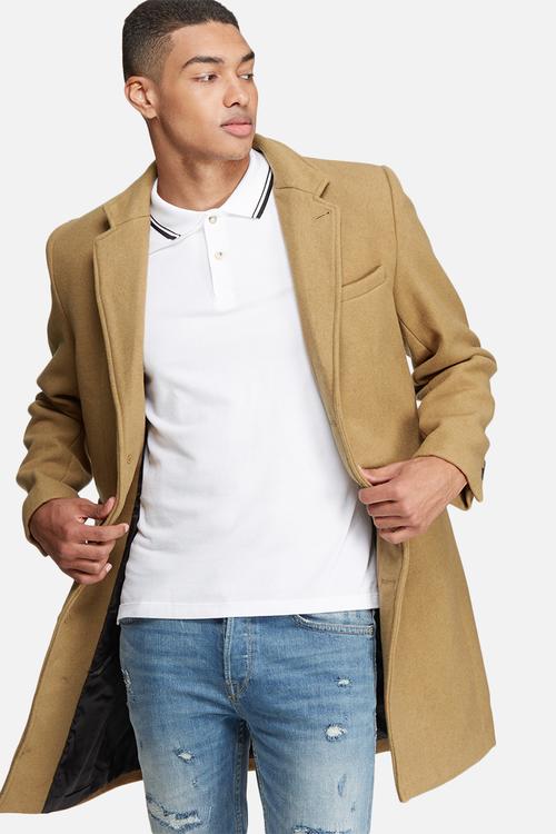Soto long wool mix coat