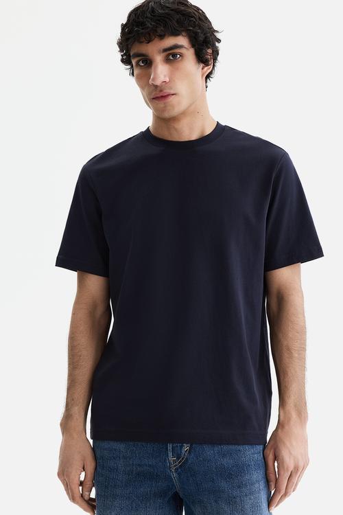 Coolmax? regular fit t-shirt - navy blue