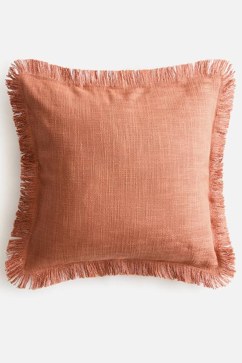 Slub weave cushion cover - orange