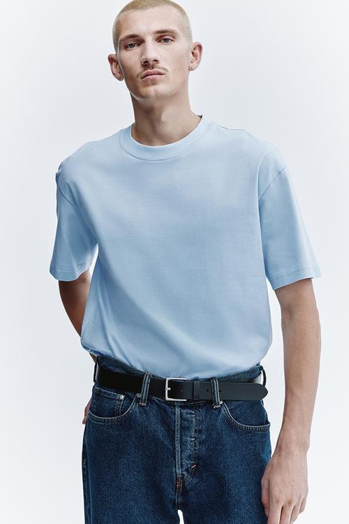 Relaxed fit t-shirt - light blue