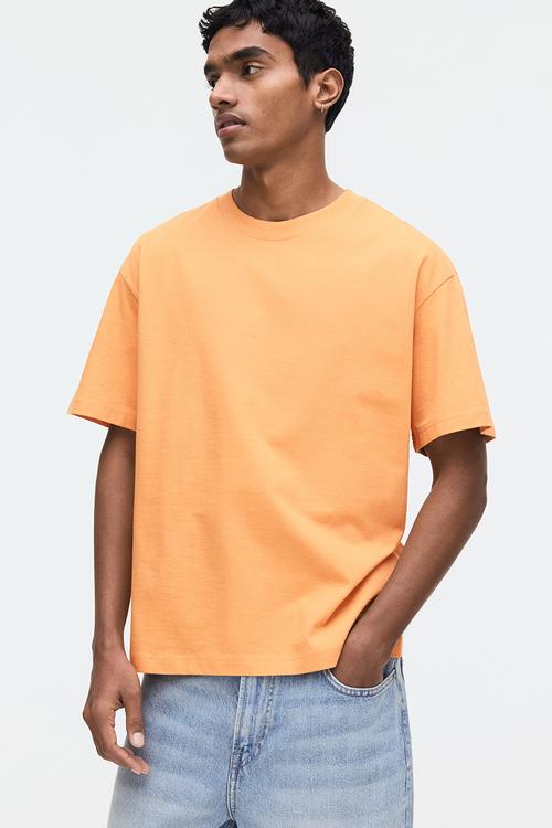 Relaxed fit t-shirt - orange