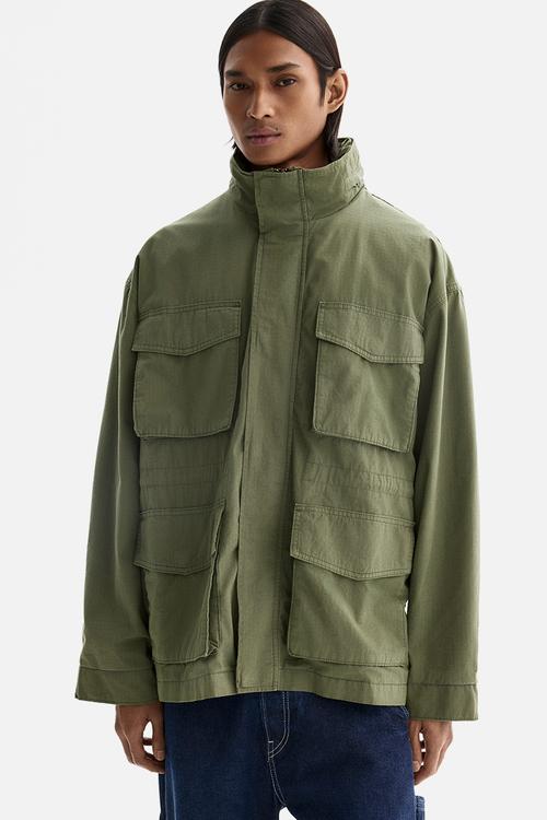 Cargo jacket - khaki green