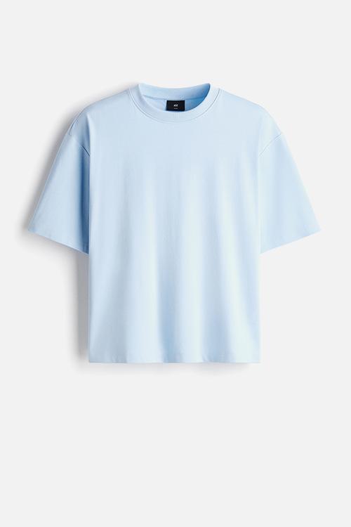 Oversized fit T-shirt - light blue