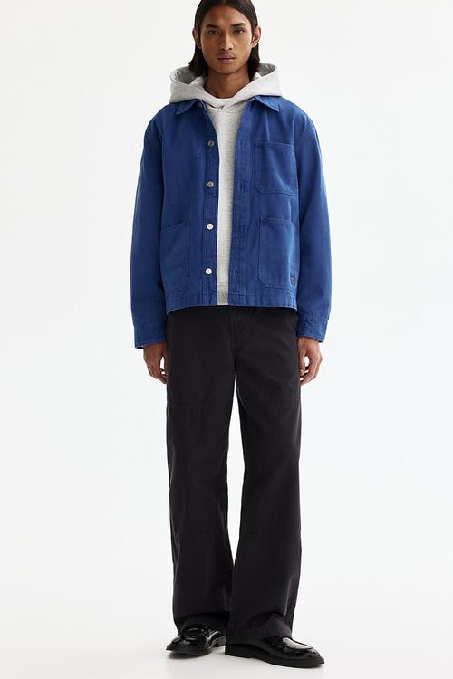 Relaxed fit trousers - dark grey