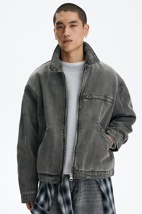 Denim jacket - grey
