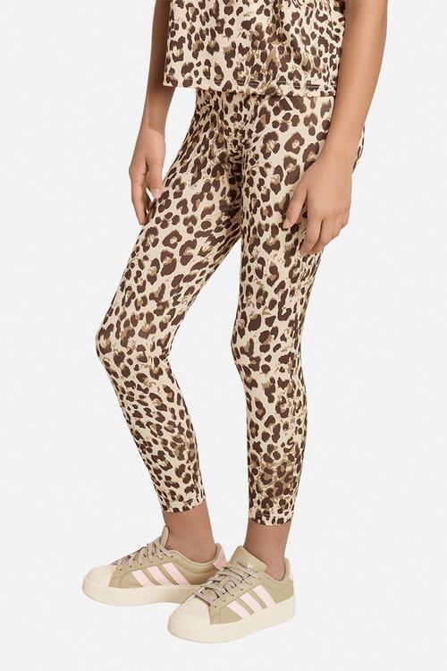 Jg An Aop Leg - Crystal Linen/Khaki Six/Dark Brown/Dark Brown