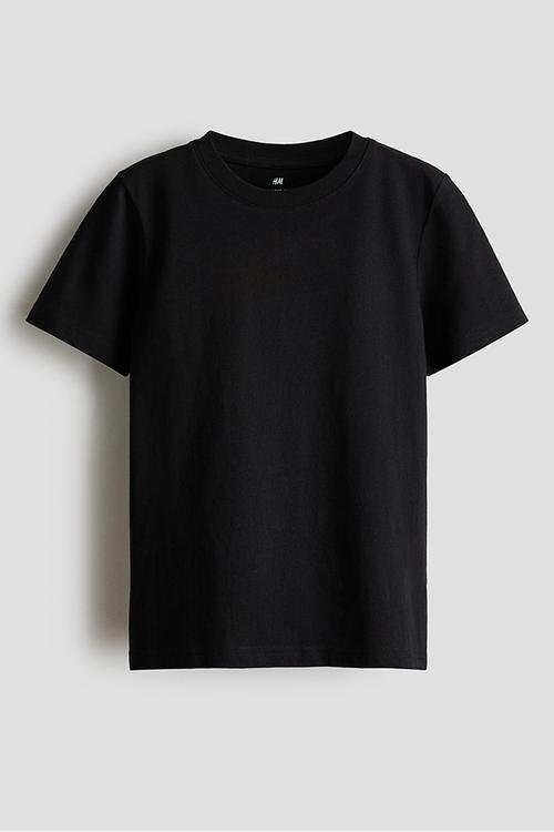 Cotton t-shirt - black