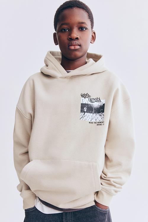 Hoodie - light beige/non stop
