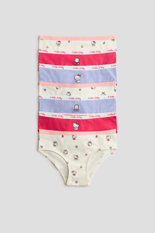 7-pack cotton briefs - cream/hello kitty